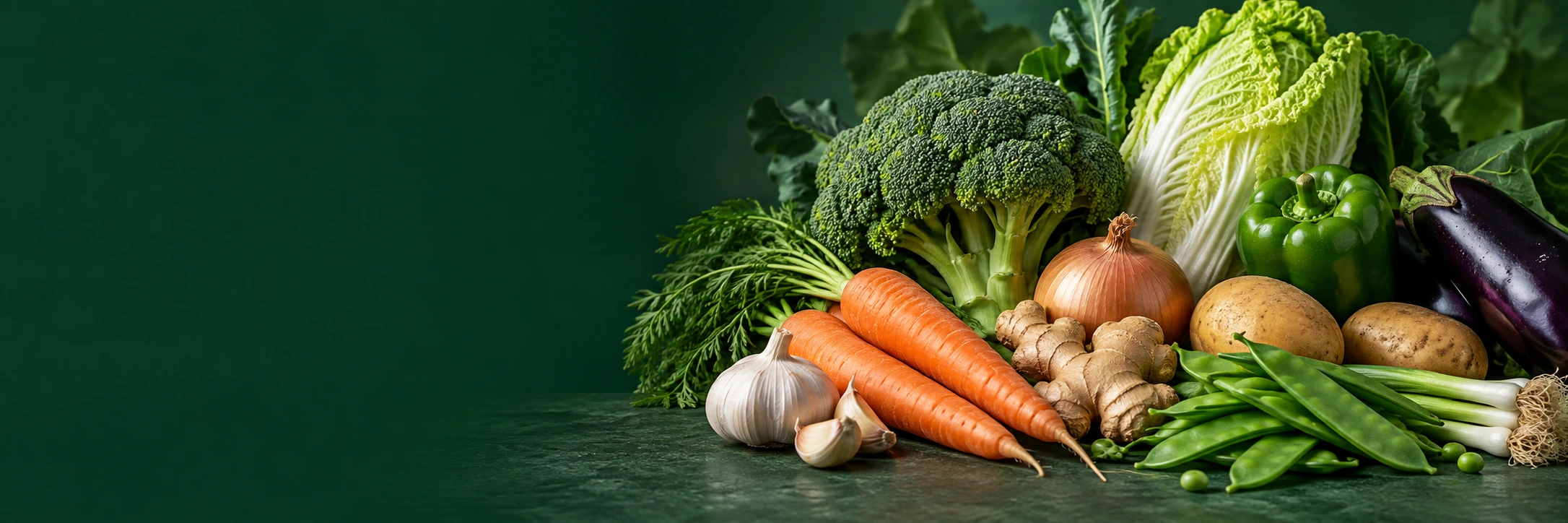 Fresh vegetables collection