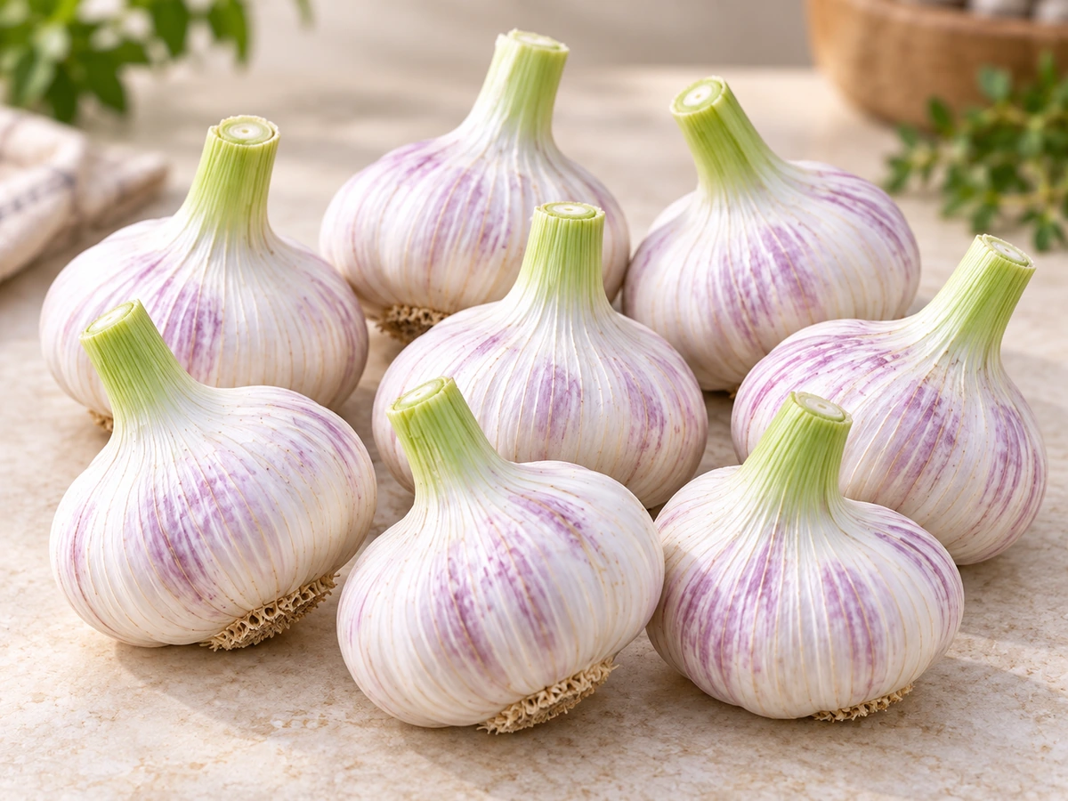 New-crop garlic