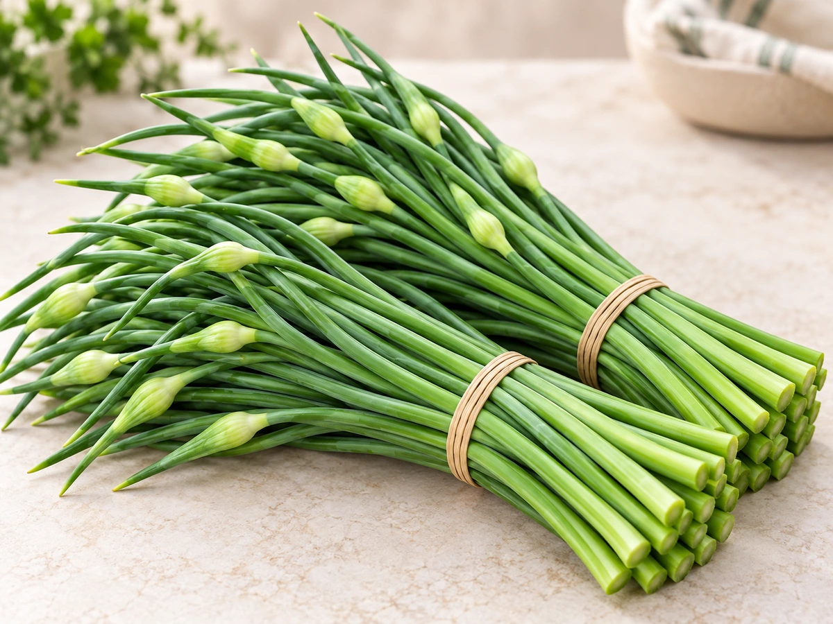 Garlic scapes
